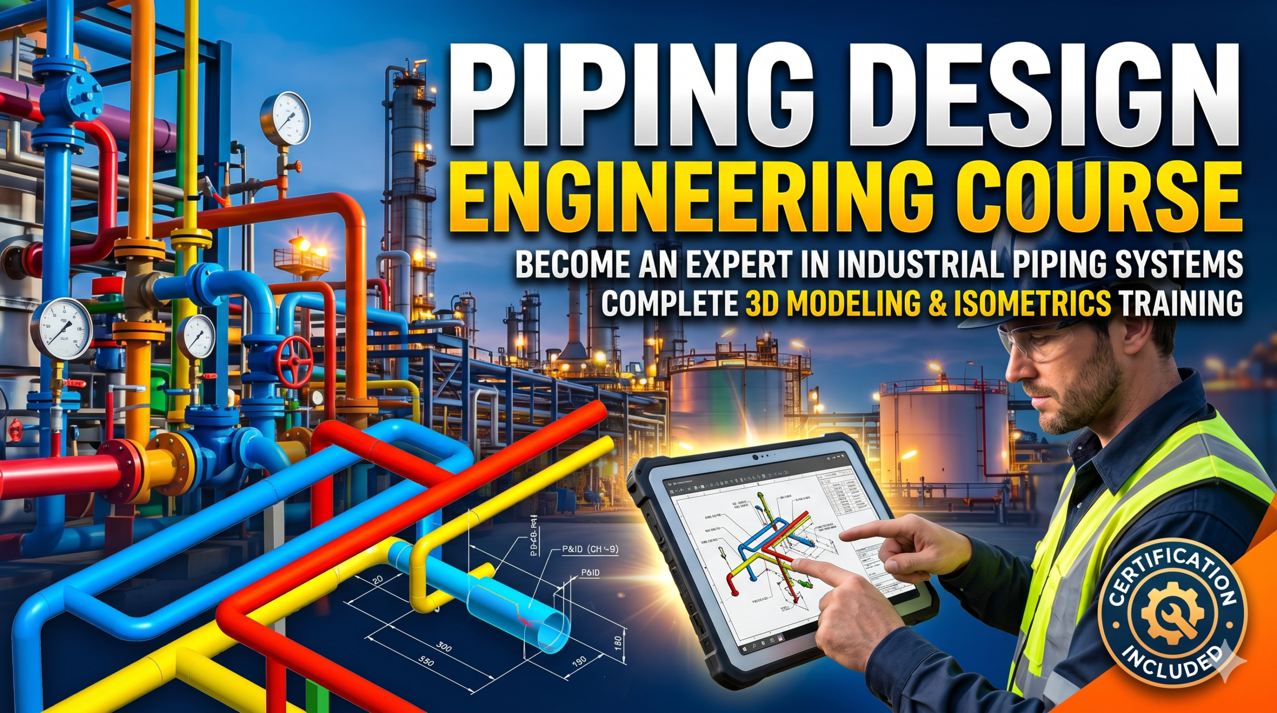 Piping Design Engineering: From Beginner to Certified Professional